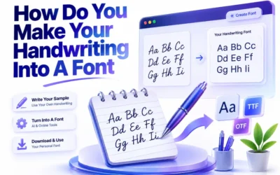 How Do You Make Your Handwriting Into A Font: Complete Guide