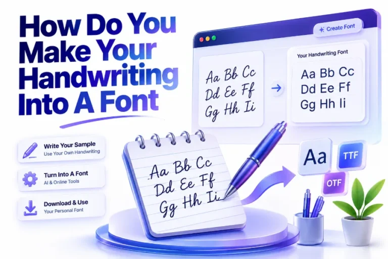 How Do You Make Your Handwriting Into A Font: Complete Guide