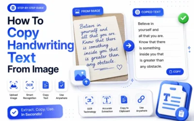 How To Copy Handwriting Text From Image